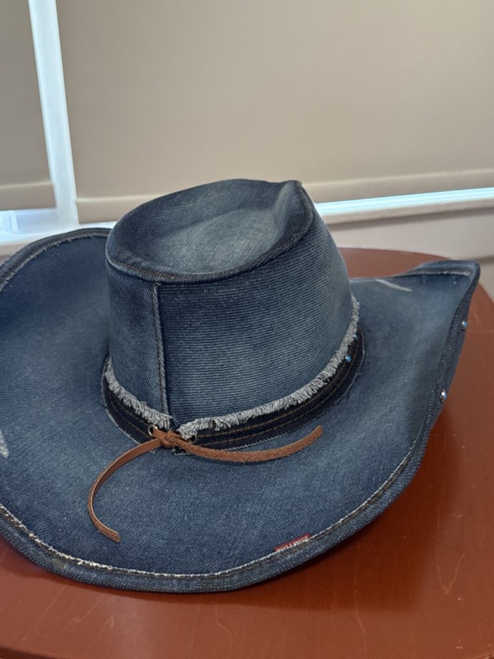 Bullhide Montecarlo Hats Silver Wings Denim Western Cowboy Hat Medium Blue